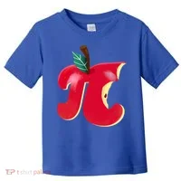 Apple Pi Day Funny Math Nerd Pie Teacher 3 14 Constant Gift Toddler T-Shirt thumb 0