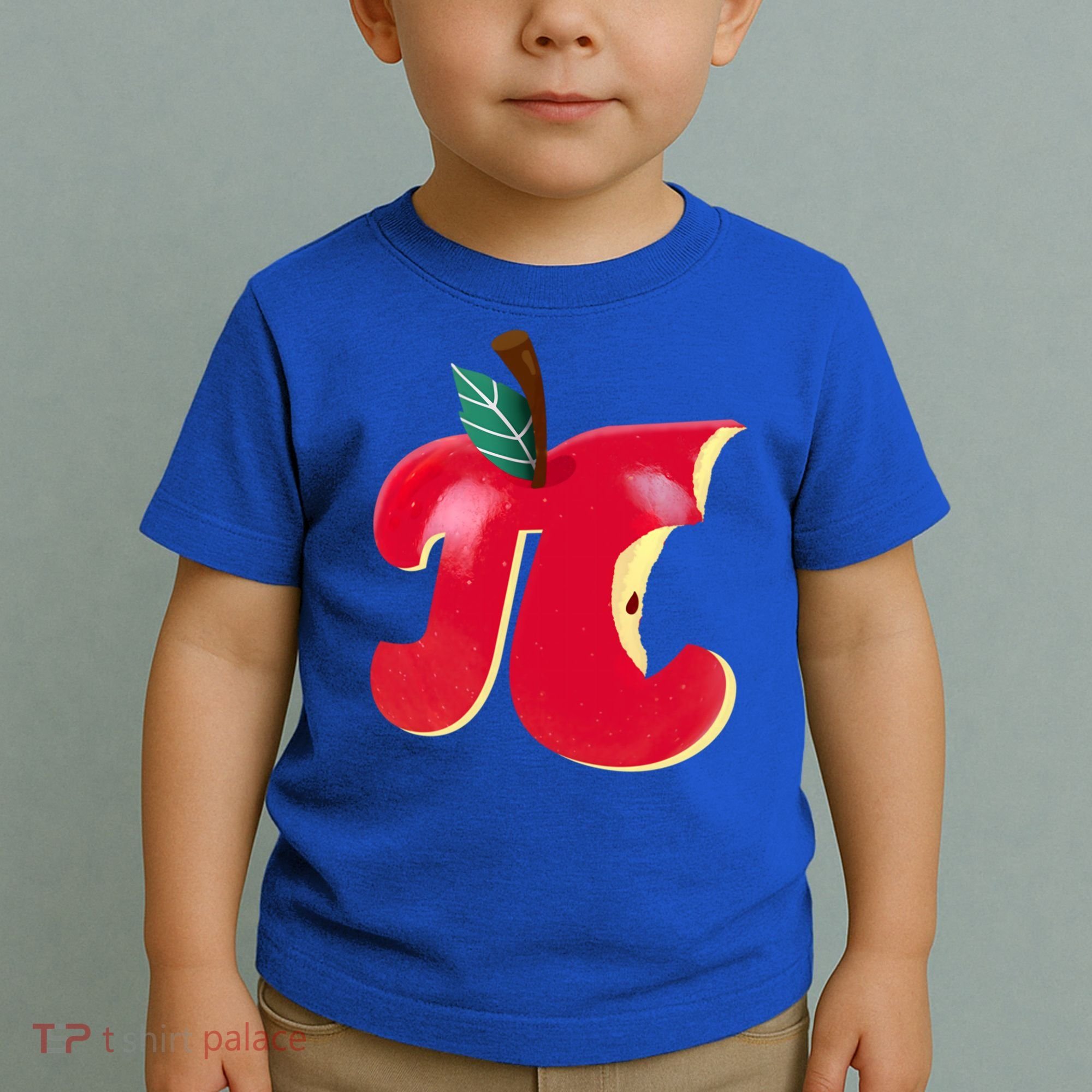 Apple Pi Day Funny Math Nerd Pie Teacher 3 14 Constant Gift Toddler T-Shirt