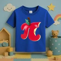 Apple Pi Day Funny Math Nerd Pie Teacher 3 14 Constant Gift Toddler T-Shirt thumb 3