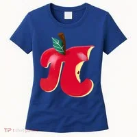 Apple Pi Day Funny Math Nerd Pie Teacher 3 14 Constant Gift Women's T-Shirt thumb 0