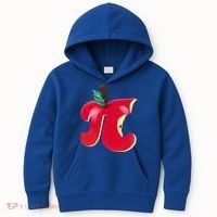 Apple Pi Day Funny Math Nerd Pie Teacher 3 14 Constant Gift Kids Hoodie thumb 0