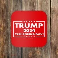 American President Donald Trump 2024 Take America Back US Election Coaster thumb 0