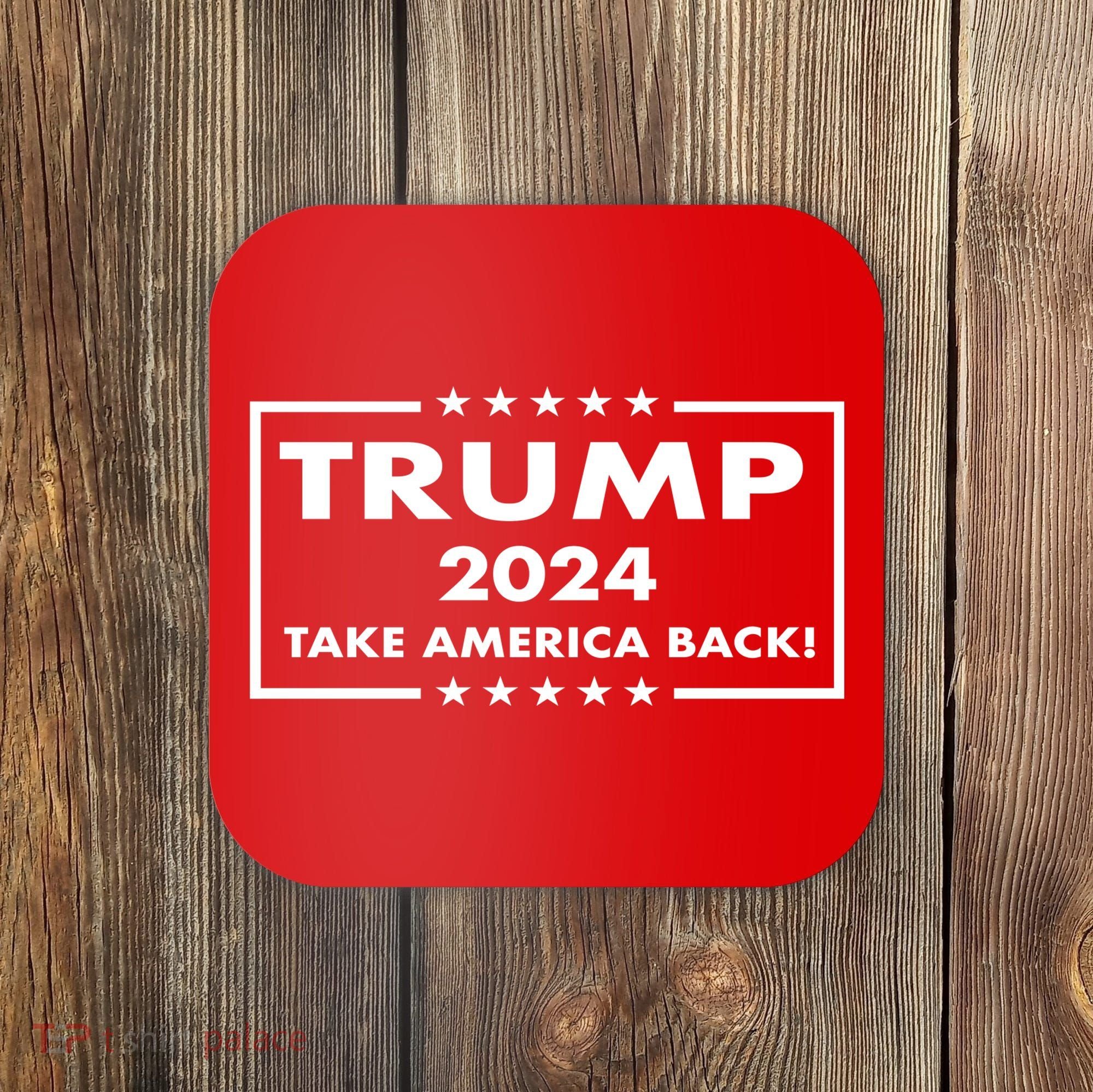American President Donald Trump 2024 Take America Back US Election Coaster