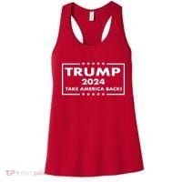 American President Donald Trump 2024 Take America Back US Election Women's Tank Top thumb 0