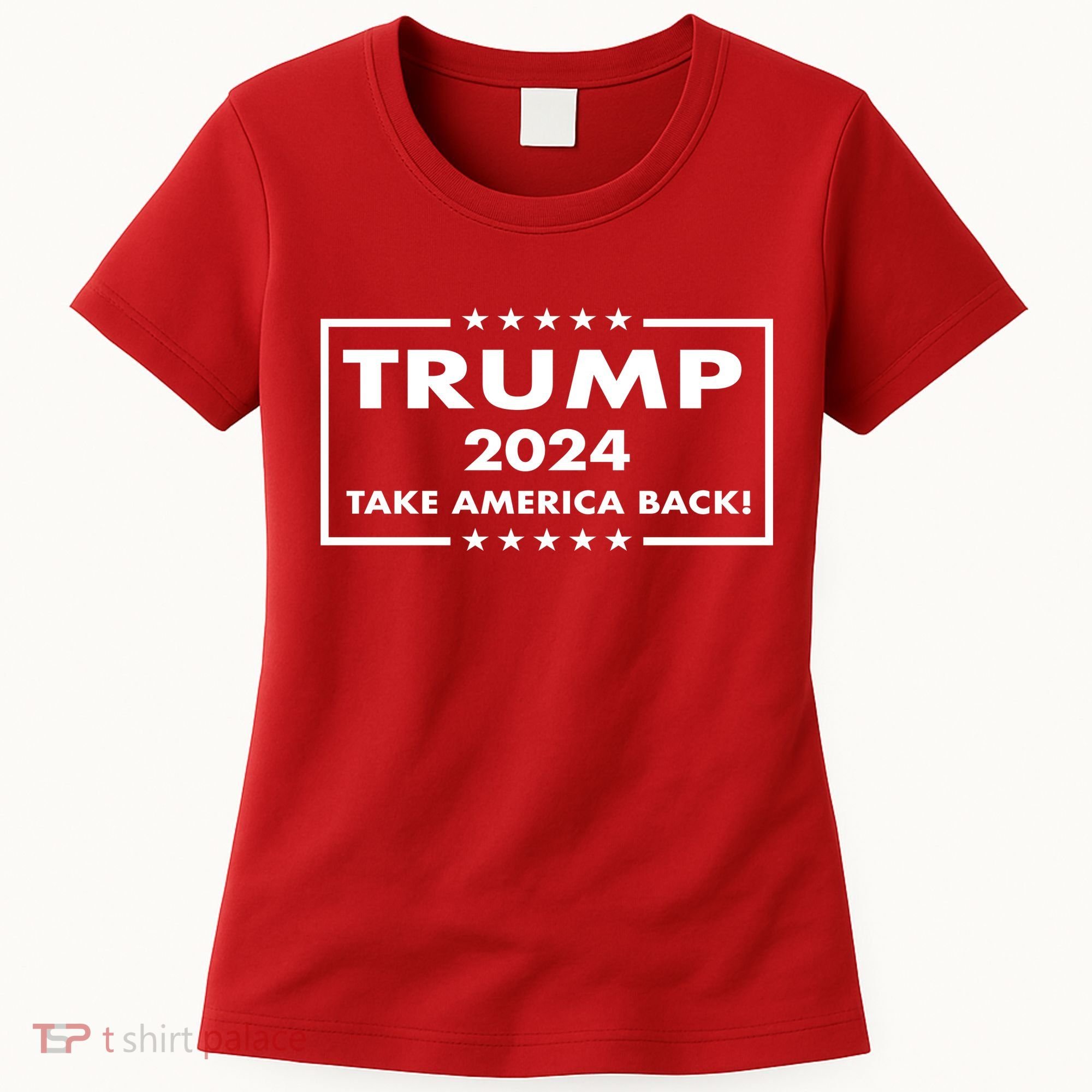 American President Donald Trump 2024 Take America Back US Election Women's T-Shirt