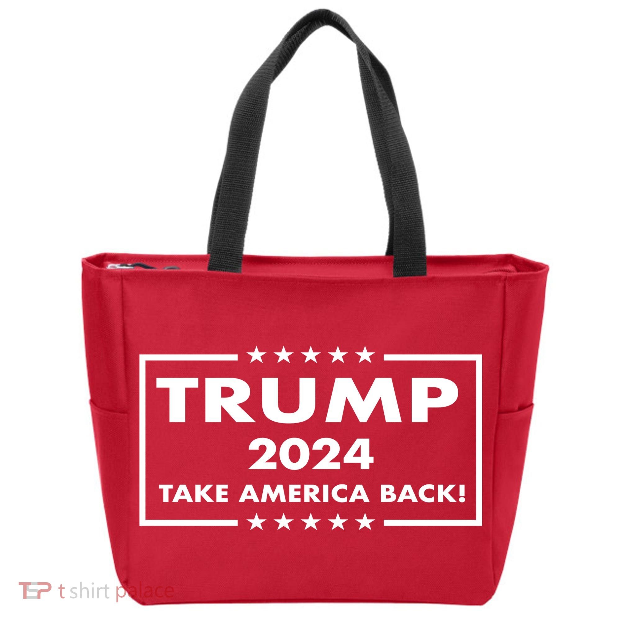 American President Donald Trump 2024 Take America Back US Election Tote Bag