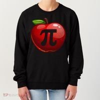 Apple Pi Day Great Gift Funny Math Nerd Pie Teacher 3 14 Gift Women's Sweatshirt thumb 0