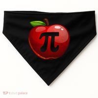 Apple Pi Day Great Gift Funny Math Nerd Pie Teacher 3 14 Gift USA-Made Doggie Bandana thumb 0
