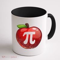Apple Pi Day Great Gift Funny Math Nerd Pie Teacher 3 14 Gift Coffee Mug thumb 1