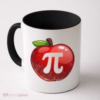 Apple Pi Day Great Gift Funny Math Nerd Pie Teacher 3 14 Gift Coffee Mug thumb 0
