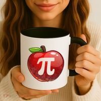 Apple Pi Day Great Gift Funny Math Nerd Pie Teacher 3 14 Gift Coffee Mug thumb 3