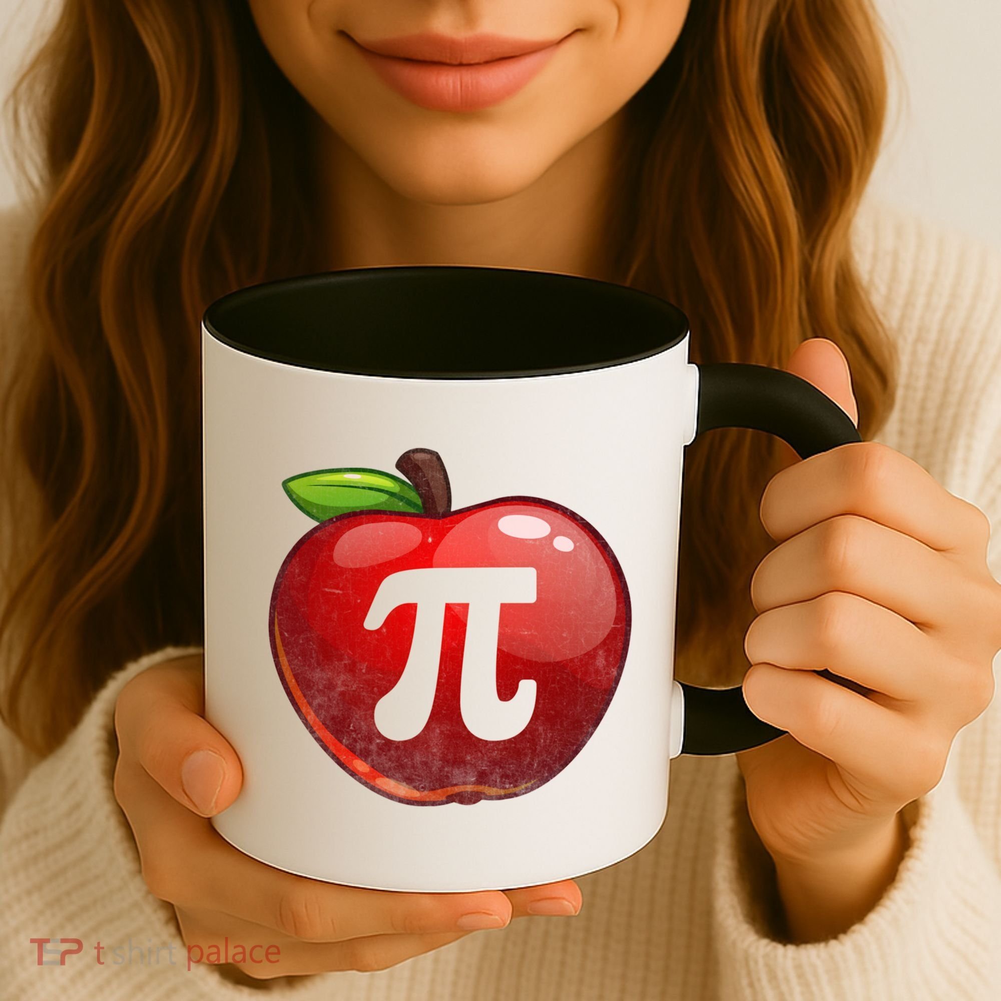 Apple Pi Day Great Gift Funny Math Nerd Pie Teacher 3 14 Gift Coffee Mug