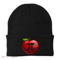 Apple Pi Day Great Gift Funny Math Nerd Pie Teacher 3 14 Gift Beanie thumb 0