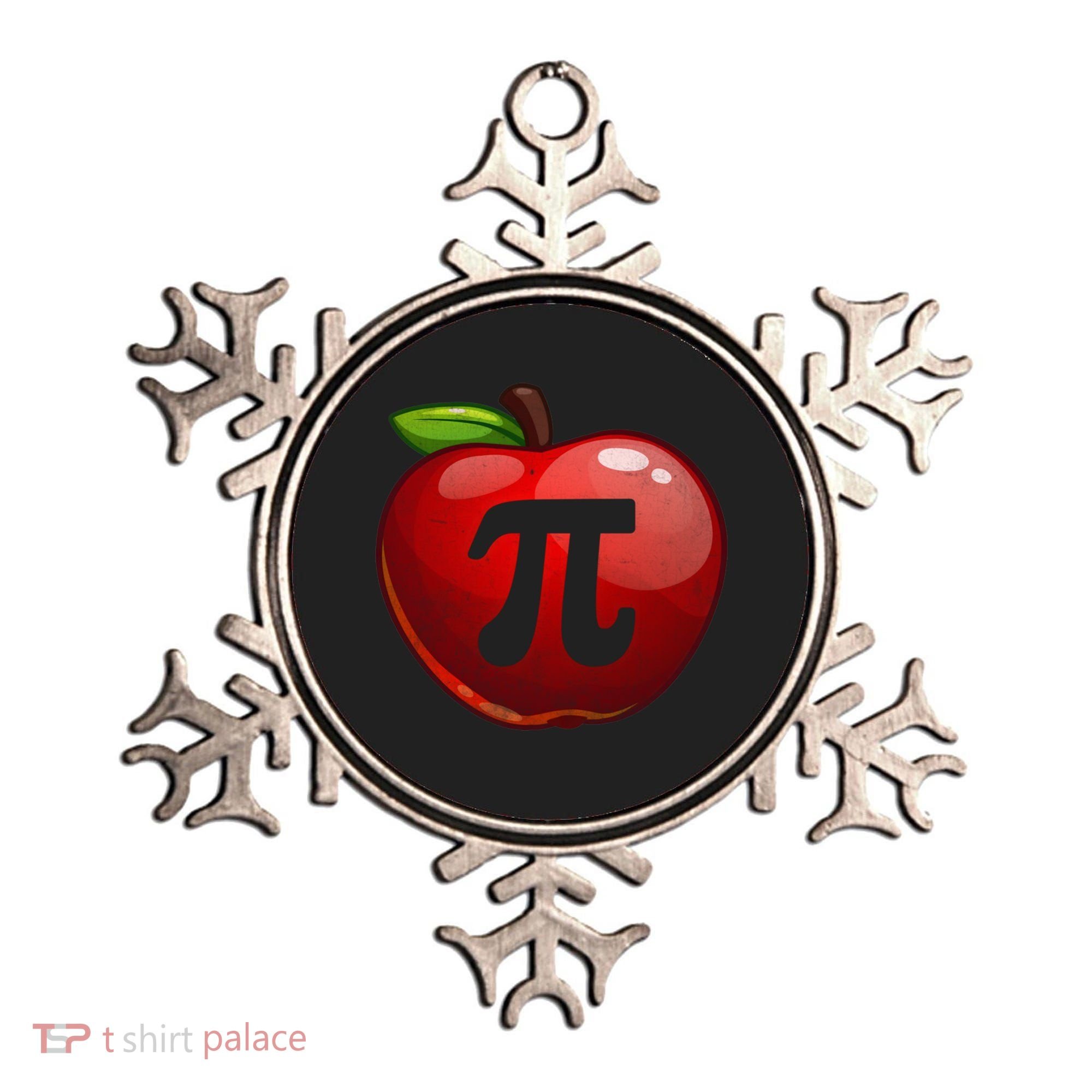 Apple Pi Day Great Gift Funny Math Nerd Pie Teacher 3 14 Gift Ornament