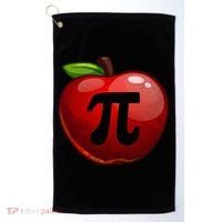 Apple Pi Day Great Gift Funny Math Nerd Pie Teacher 3 14 Gift Golf Towel thumb 0