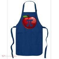 Apple Pi Day Great Gift Funny Math Nerd Pie Teacher 3 14 Gift Apron thumb 0