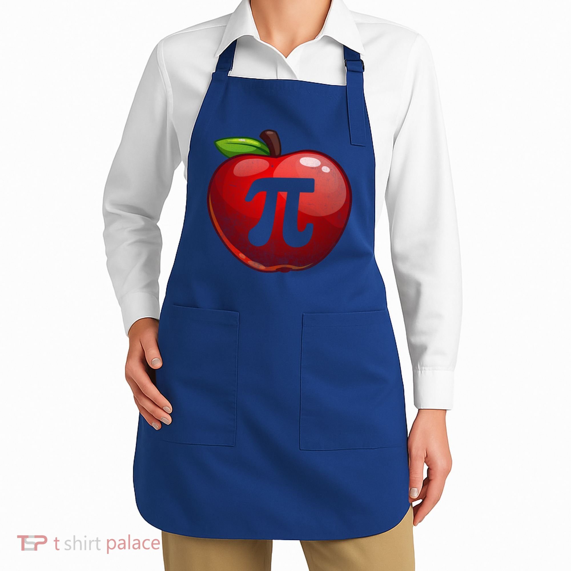 Apple Pi Day Great Gift Funny Math Nerd Pie Teacher 3 14 Gift Apron