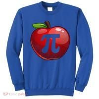 Apple Pi Day Great Gift Funny Math Nerd Pie Teacher 3 14 Gift Sweatshirt thumb 0