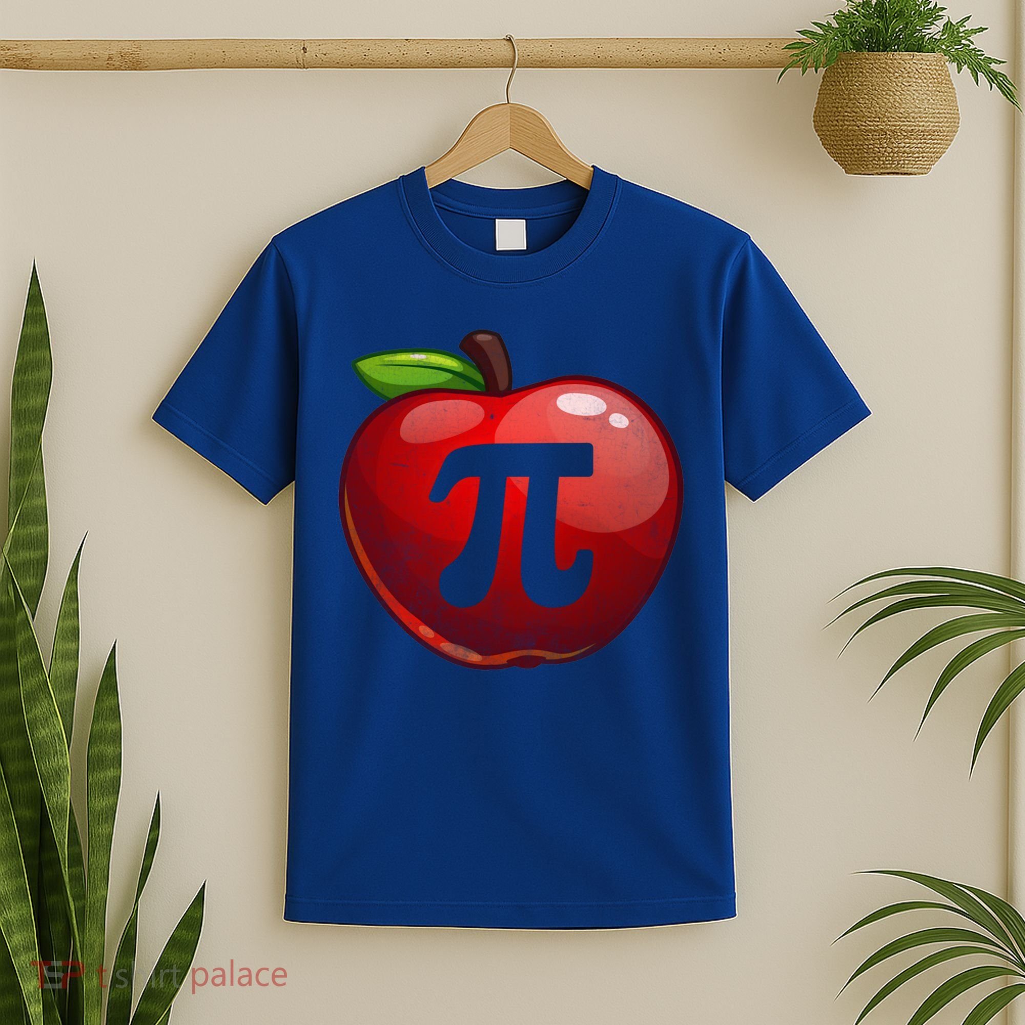 Apple Pi Day Great Gift Funny Math Nerd Pie Teacher 3 14 Gift T-Shirt