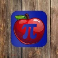 Apple Pi Day Great Gift Funny Math Nerd Pie Teacher 3 14 Gift Coaster thumb 0