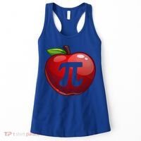Apple Pi Day Great Gift Funny Math Nerd Pie Teacher 3 14 Gift Women's Tank Top thumb 0