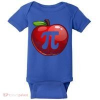 Apple Pi Day Great Gift Funny Math Nerd Pie Teacher 3 14 Gift Baby Bodysuit thumb 0