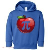 Apple Pi Day Great Gift Funny Math Nerd Pie Teacher 3 14 Gift Toddler Hoodie thumb 0