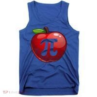 Apple Pi Day Great Gift Funny Math Nerd Pie Teacher 3 14 Gift Tank Top thumb 0