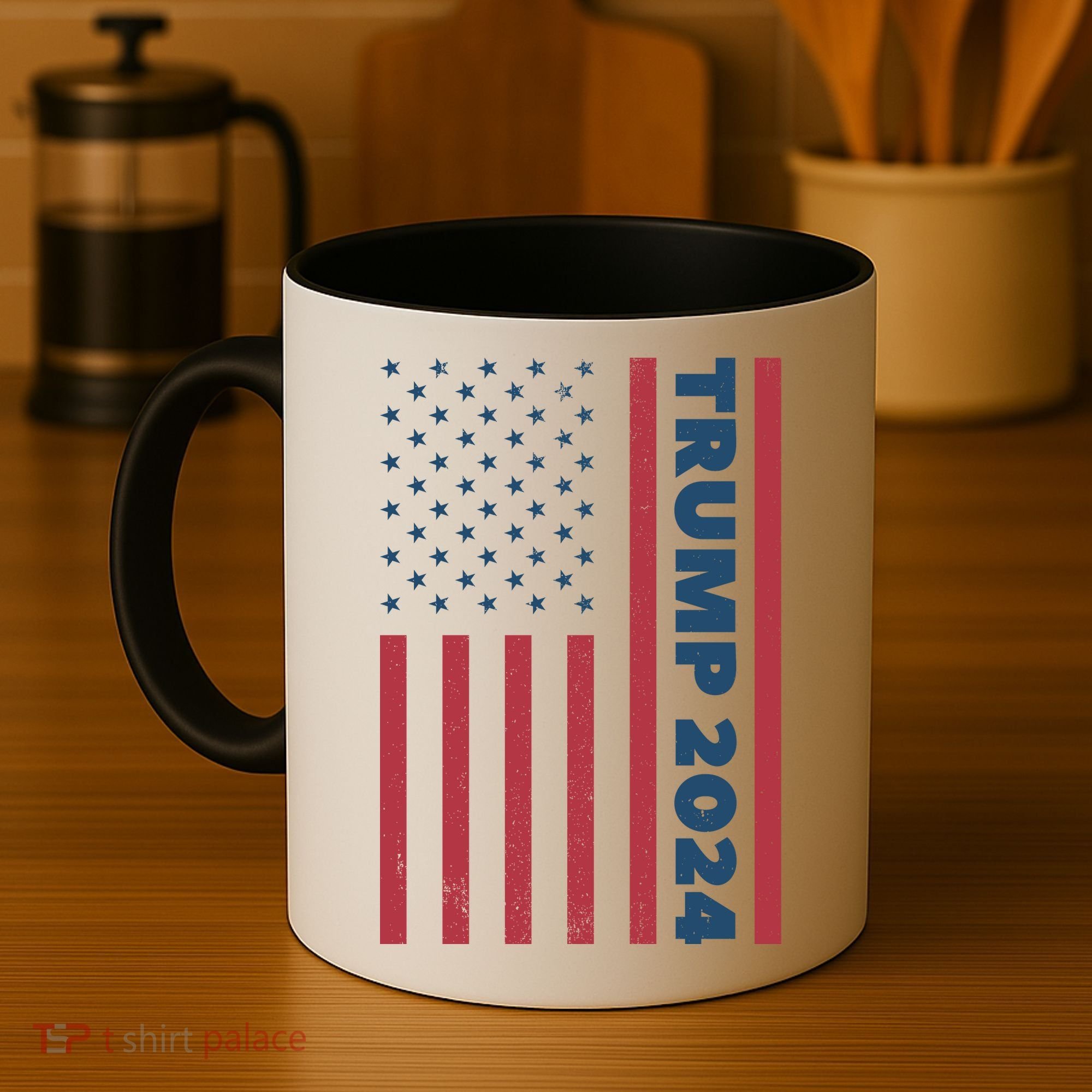 American President Donald Trump 2024 Flag US Election Coffee Mug