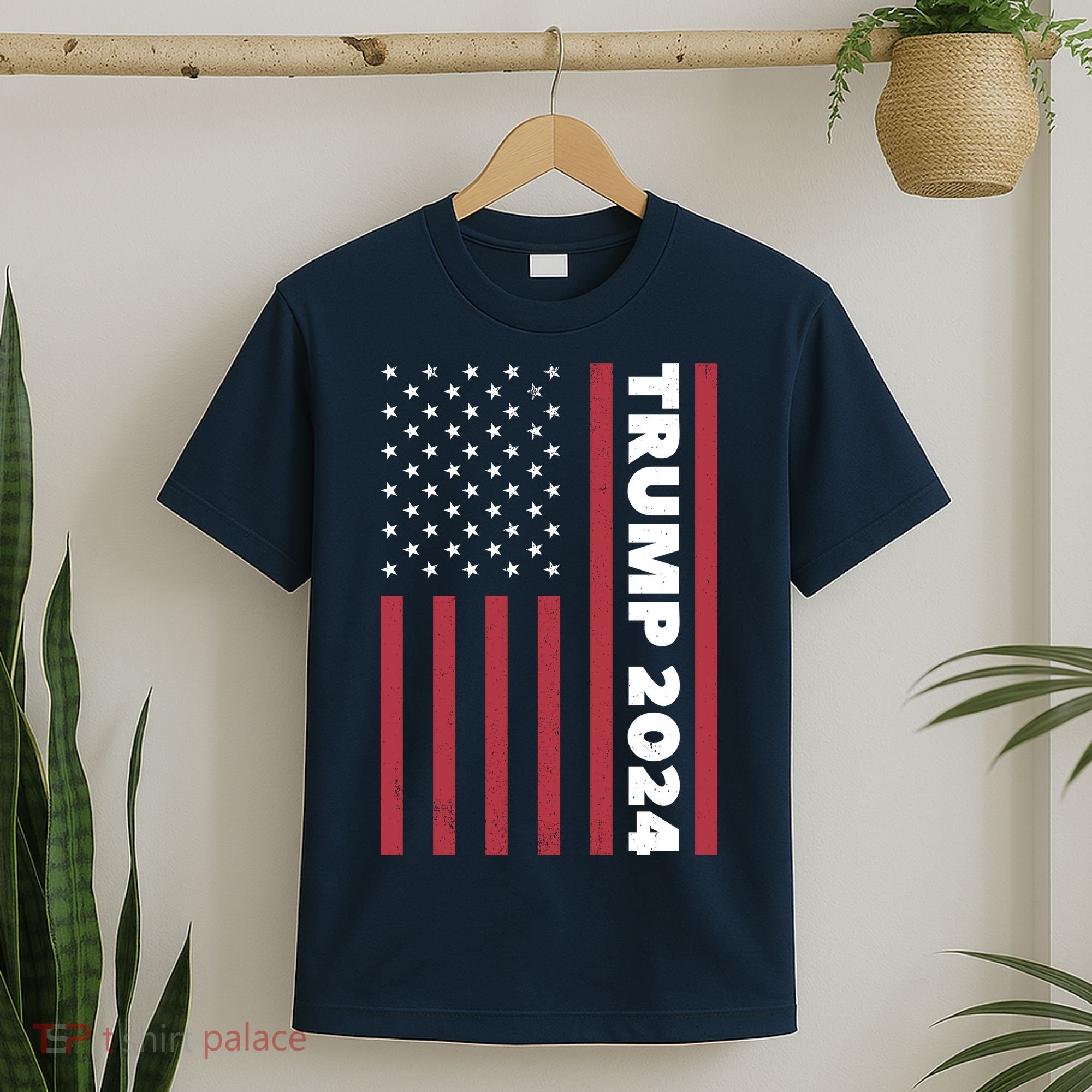 American President Donald Trump 2024 Flag US Election T-Shirt