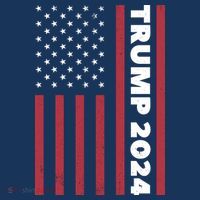 American President Donald Trump 2024 Flag US Election Women's Tank Top thumb 5