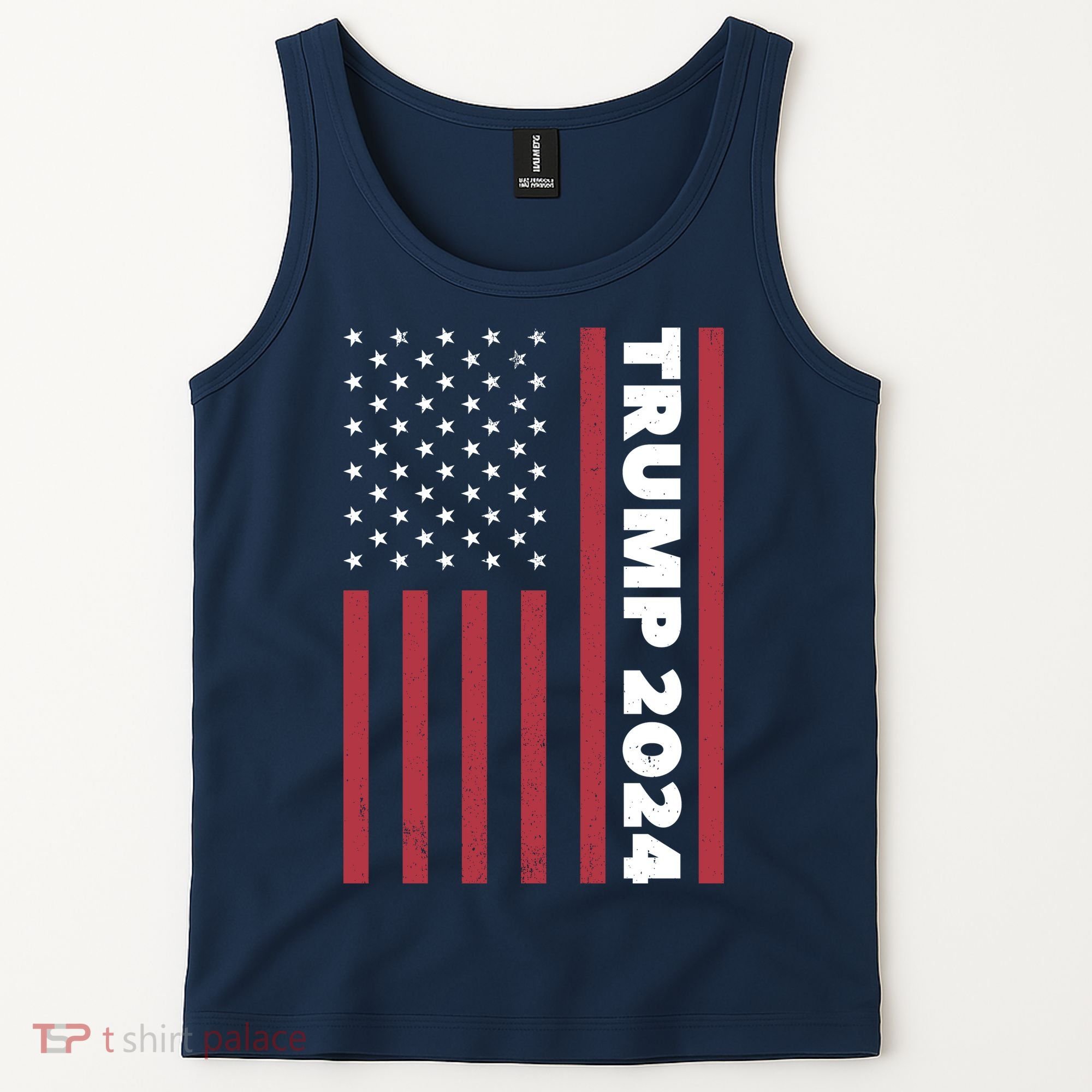 American President Donald Trump 2024 Flag US Election Tank Top