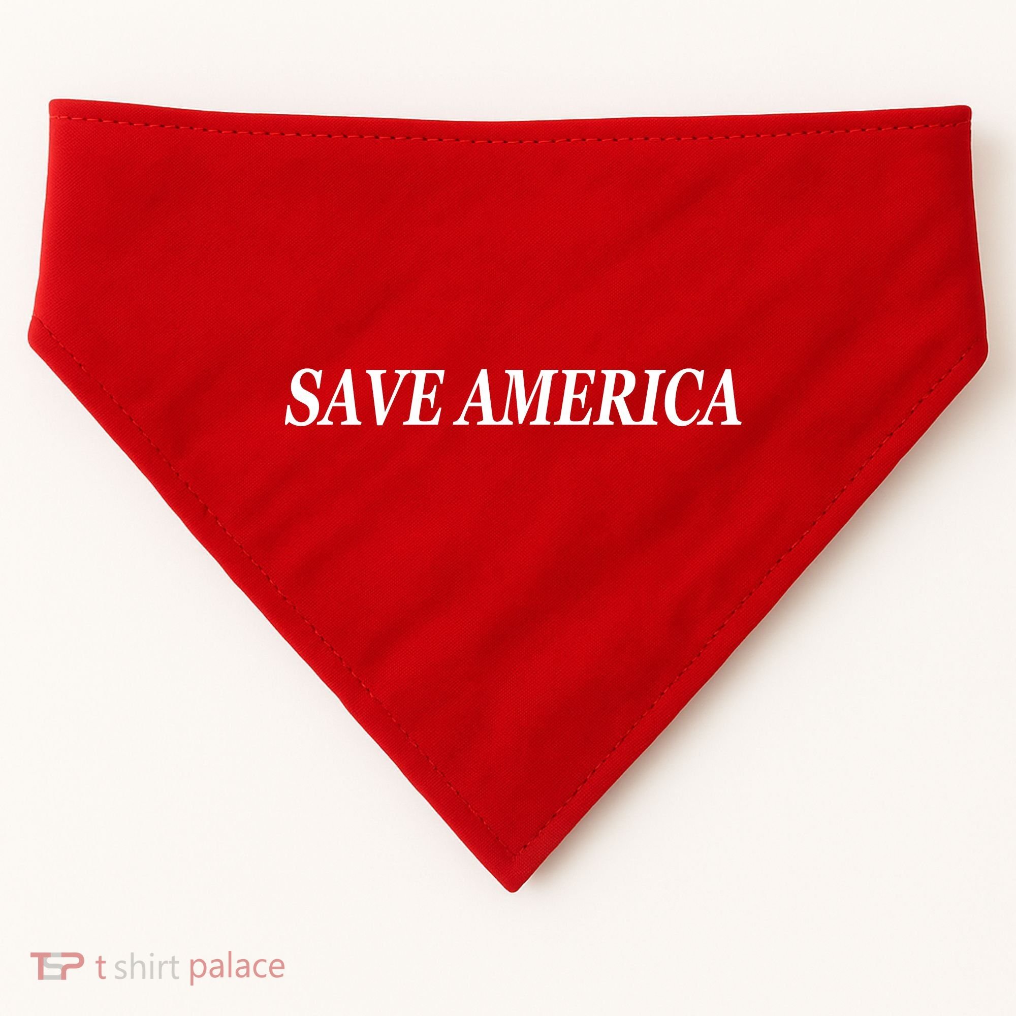 American President Donald Trump 2024 Save America US Election USA-Made Doggie Bandana