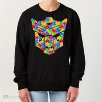 Autism Puzzle Dinobot Logo Women's Sweatshirt thumb 0