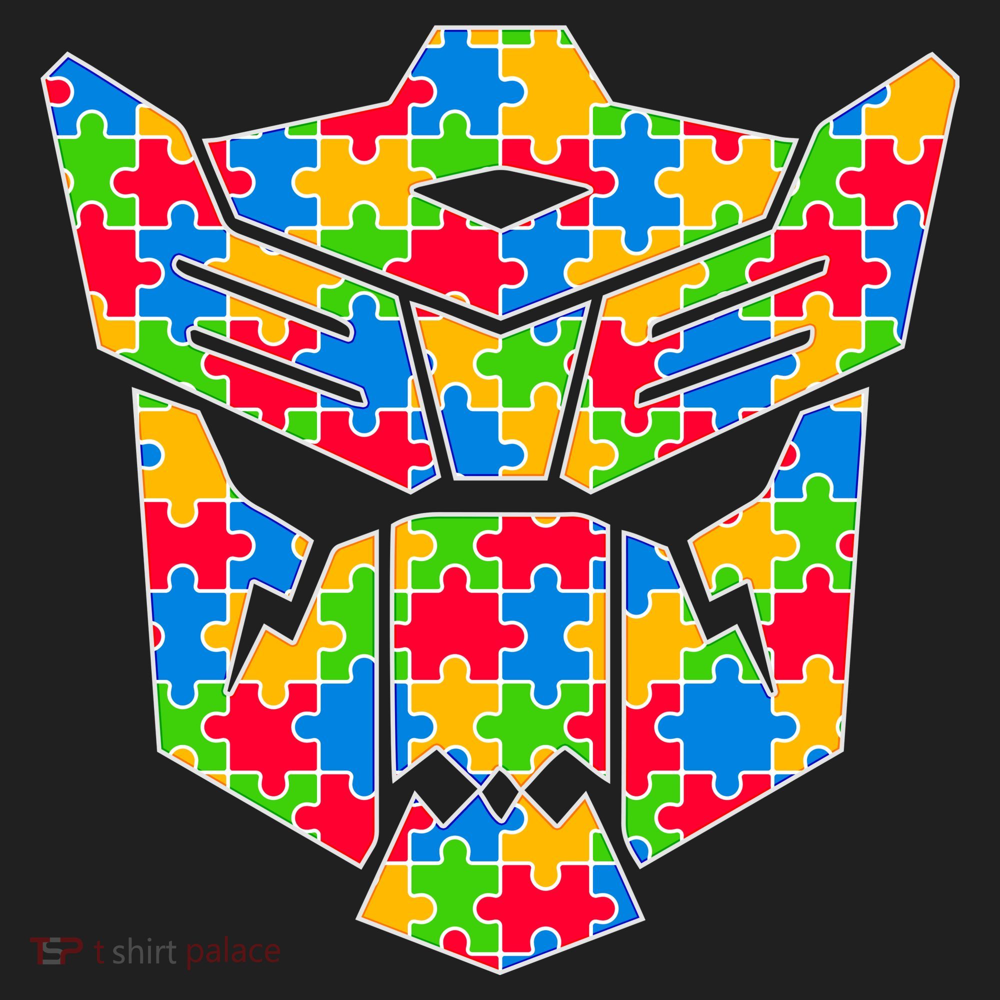 Autism Puzzle Dinobot Logo Women's Sweatshirt