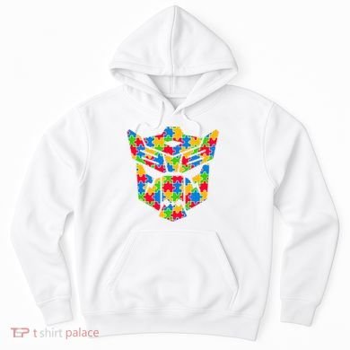 Autism Puzzle Dinobot Logo Hoodie
