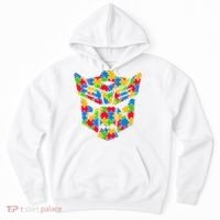 Autism Puzzle Dinobot Logo Hoodie thumb 0