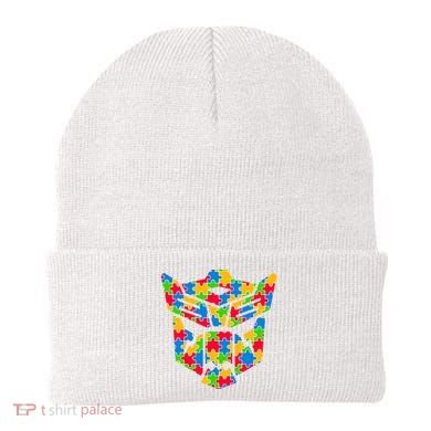 Autism Puzzle Dinobot Logo Beanie