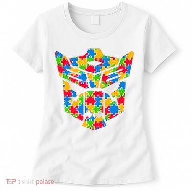 Autism Puzzle Dinobot Logo Women's T-Shirt