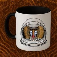 Ape Astronaut Coffee Mug thumb 2