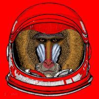 Ape Astronaut Santa Hat thumb 1