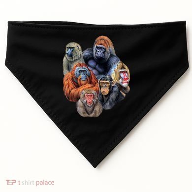 Ape Collage USA-Made Doggie Bandana