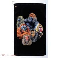 Ape Collage Golf Towel thumb 0
