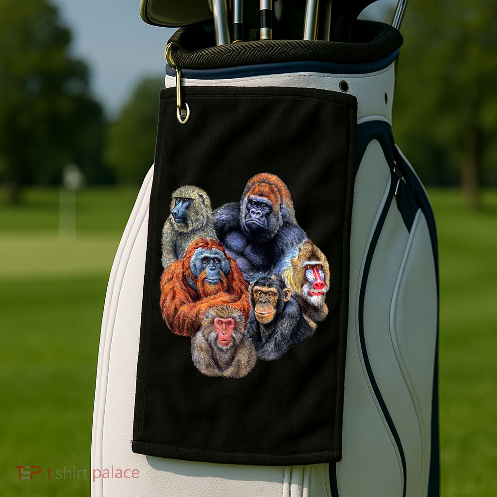 Ape Collage Golf Towel