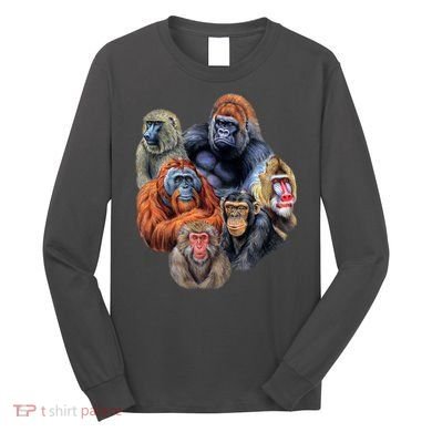 Ape Collage Long Sleeve Shirt