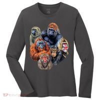 Ape Collage Women's Long Sleeve Shirt thumb 0