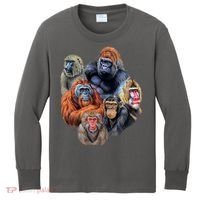 Ape Collage Kids Long Sleeve Shirt thumb 0