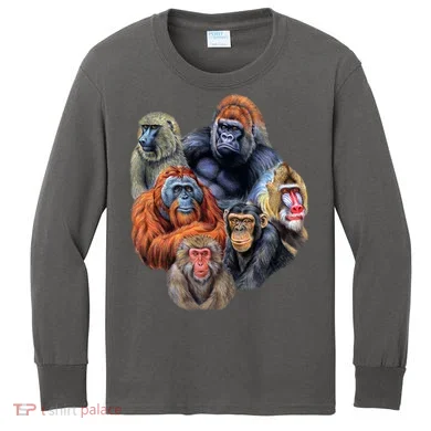 Ape Collage Kids Long Sleeve Shirt