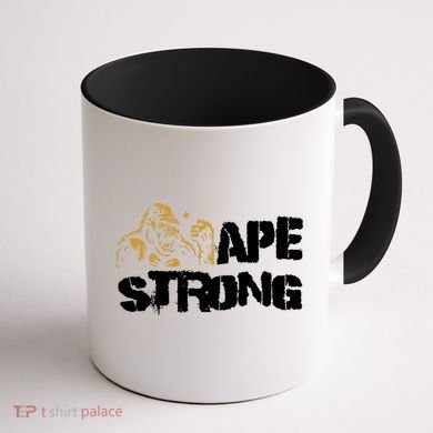 Ape Strong Coffee Mug back