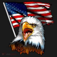 American Patriotic Eagle Flag Backpack thumb 2